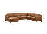 Bella Leather Sectional Collection