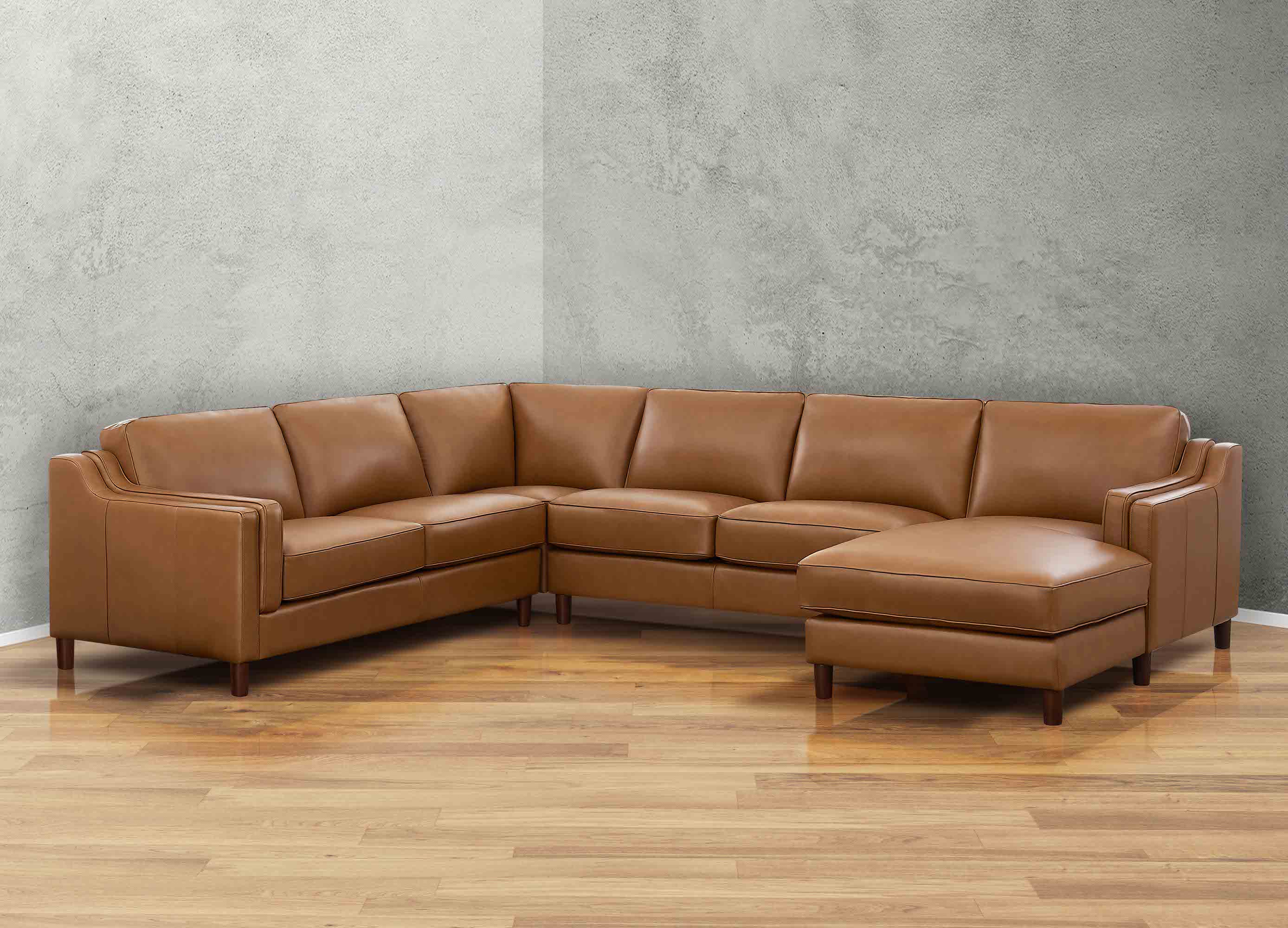 Bella Leather Sectional Collection