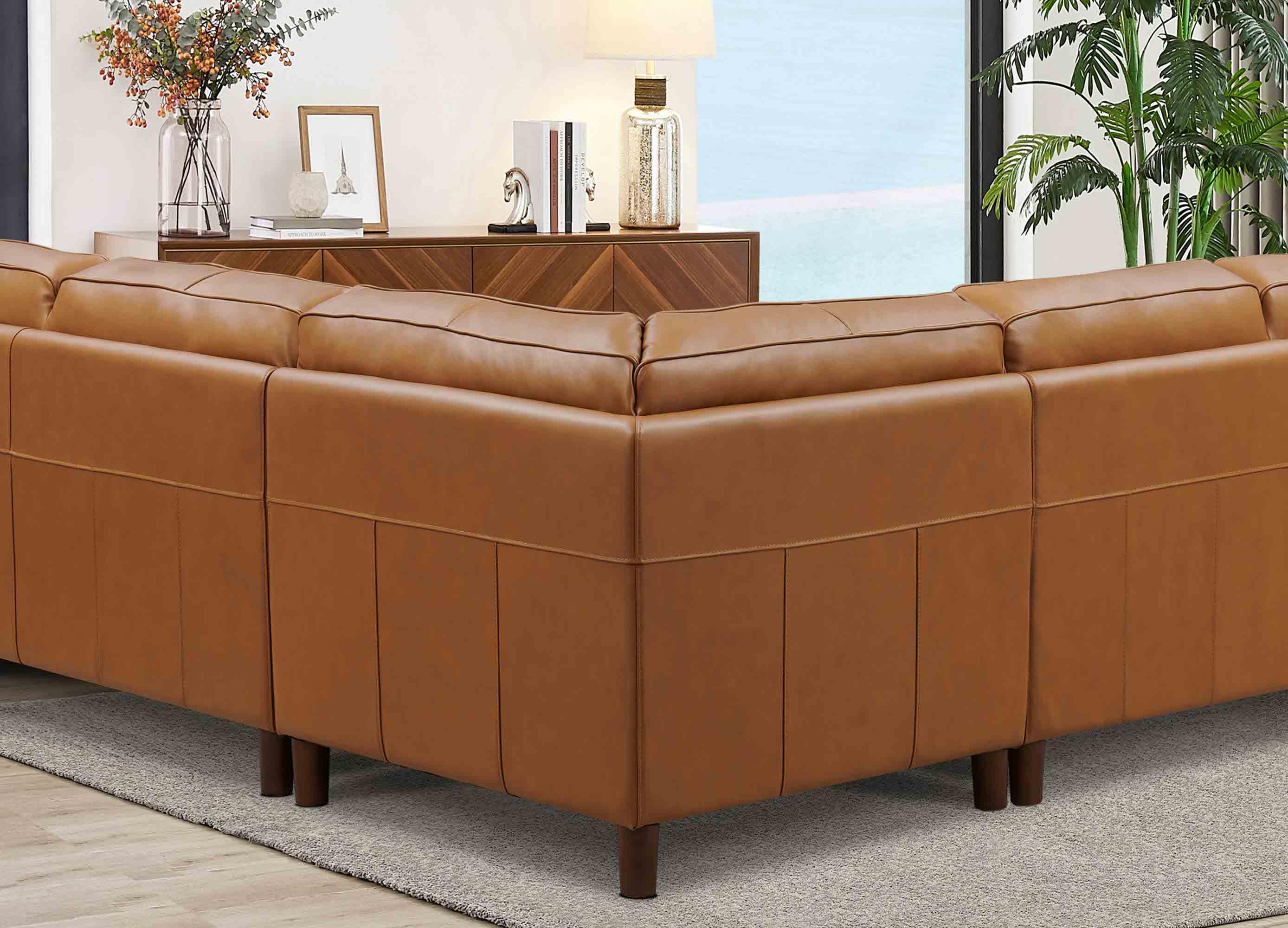 Bella Leather Sectional Collection