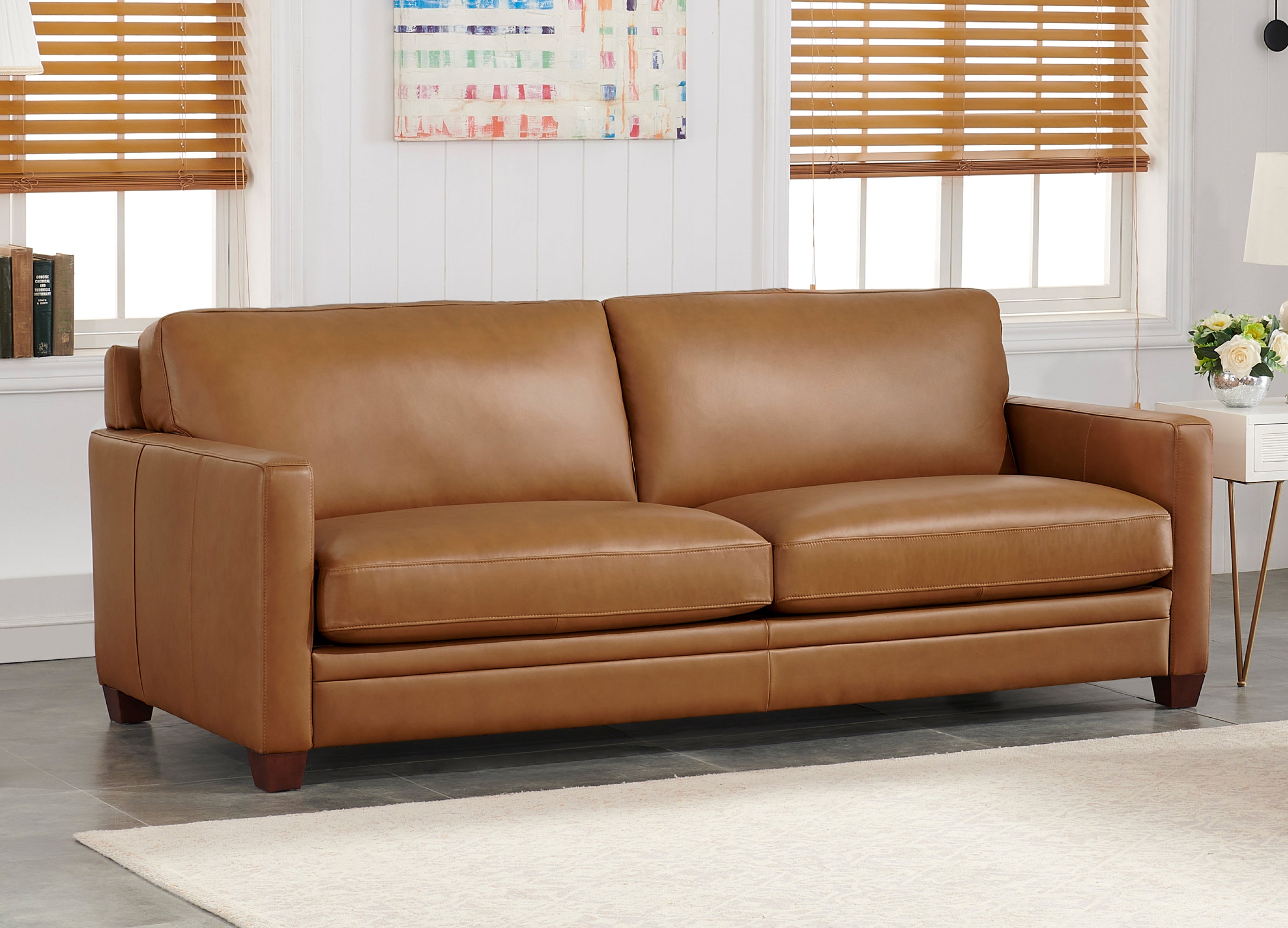 Naples Leather Sofa Collection