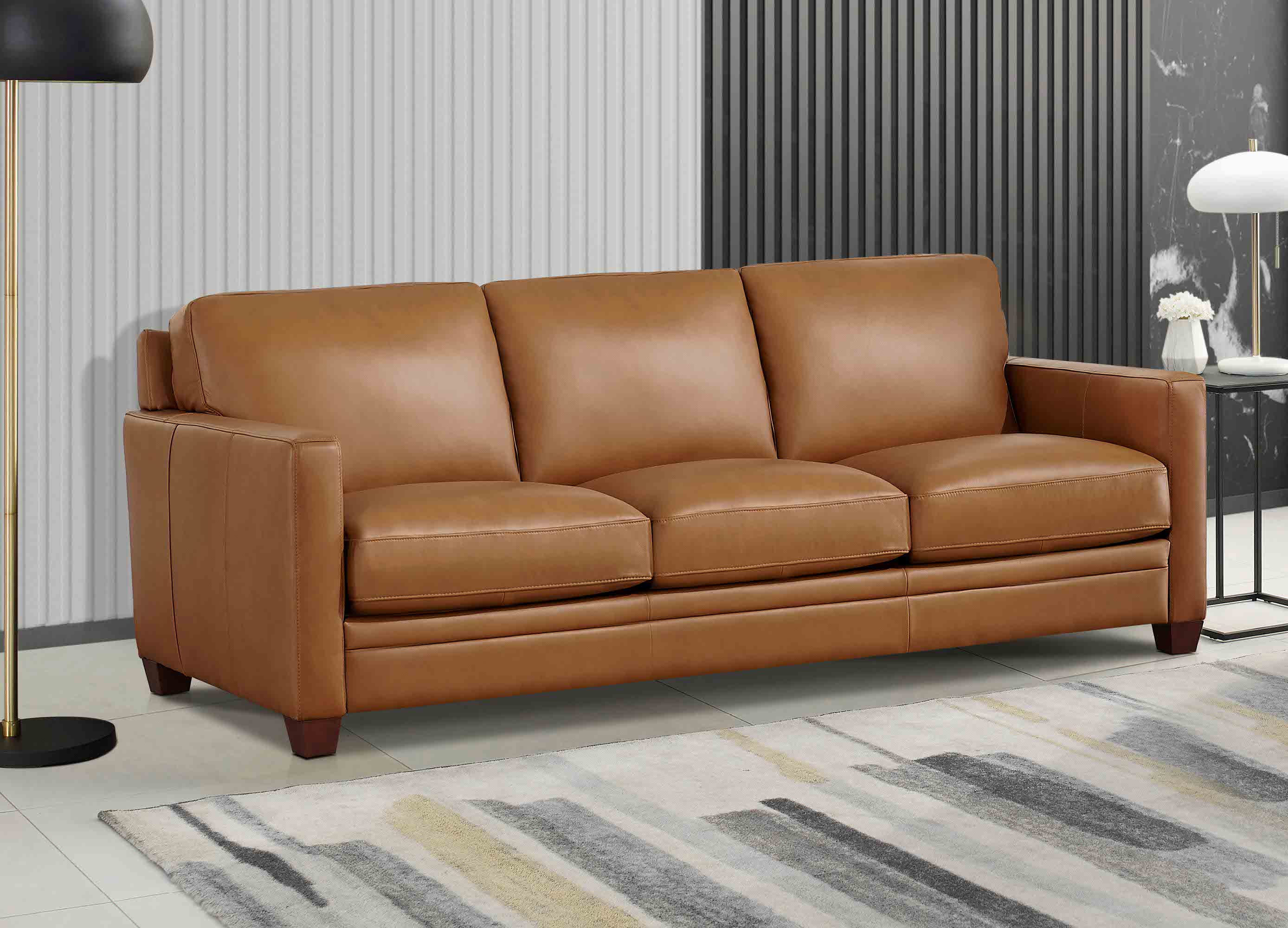 Naples Leather Sofa Collection