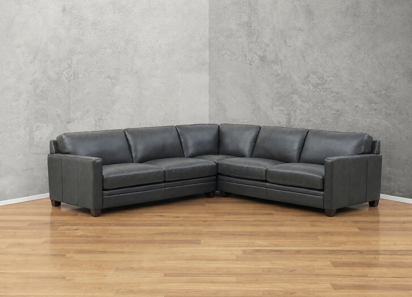 Naples Leather Sectional Collection