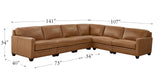 Naples Leather Sectional Collection