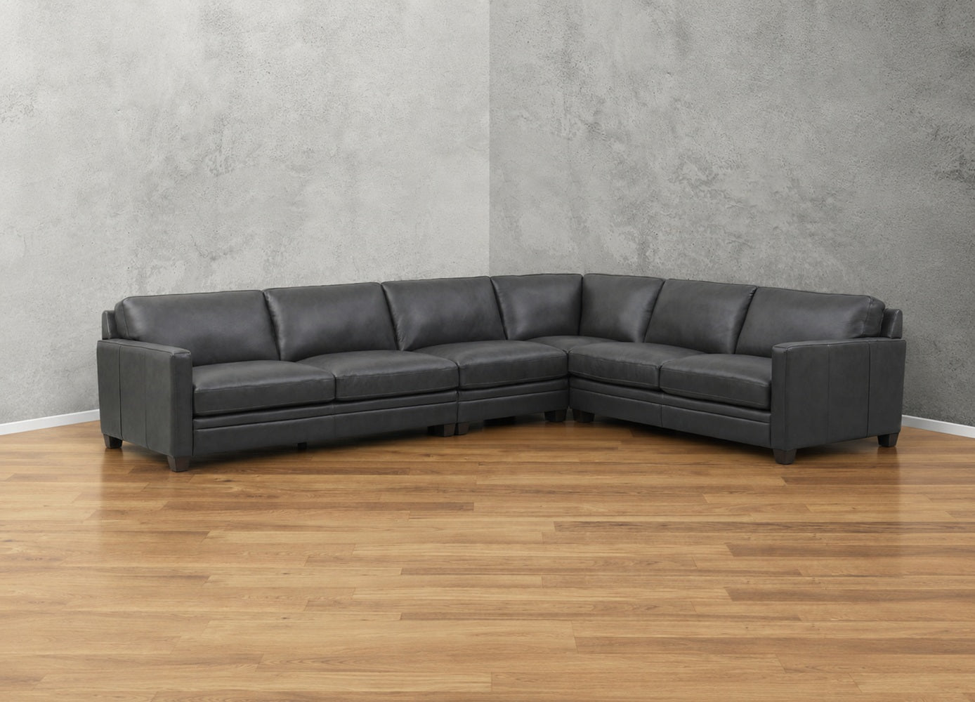 Naples Leather Sectional Collection
