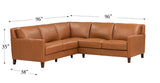 Ashby Leather Sectional Collection