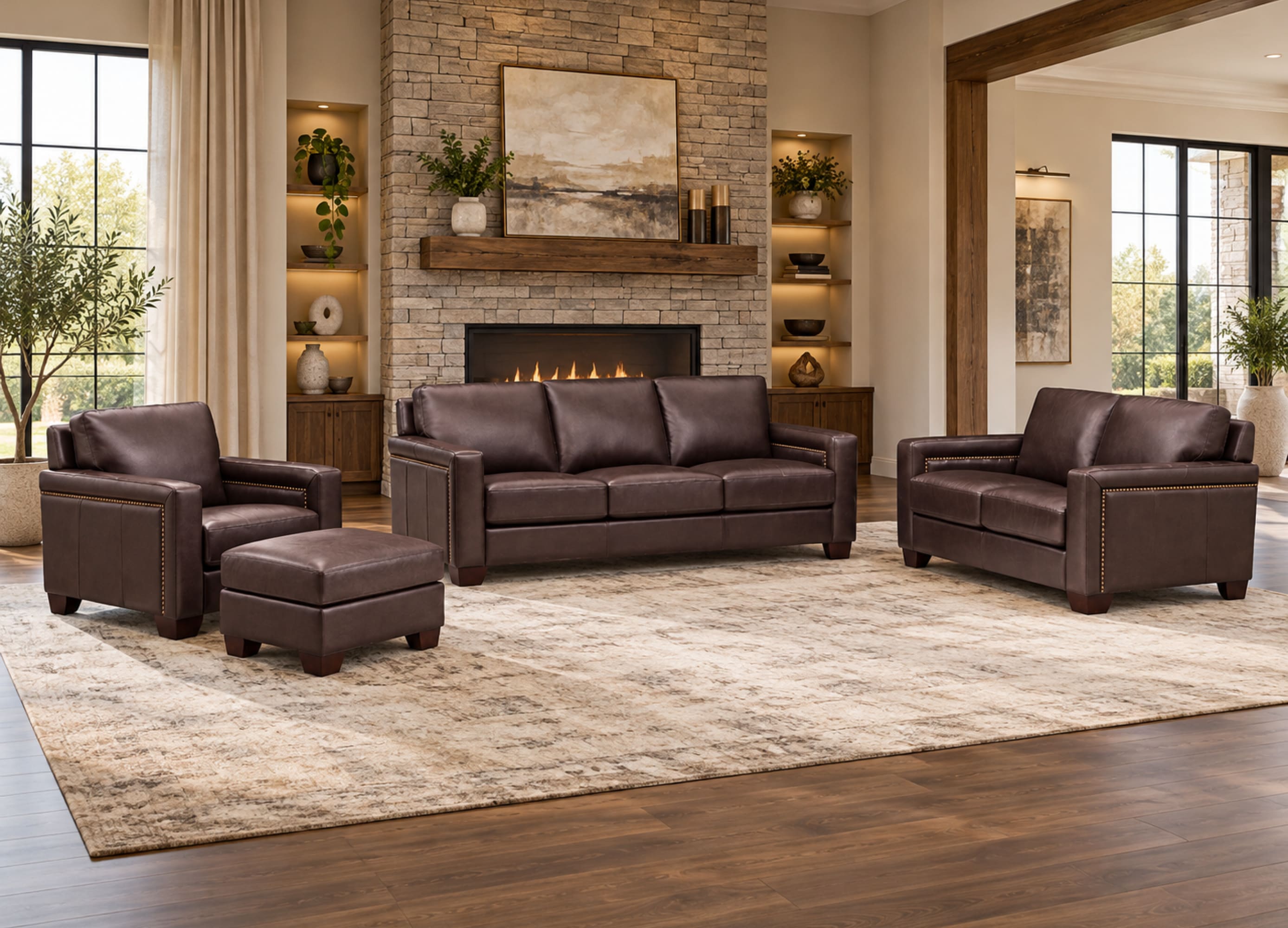 Alice Leather Sofa Collection