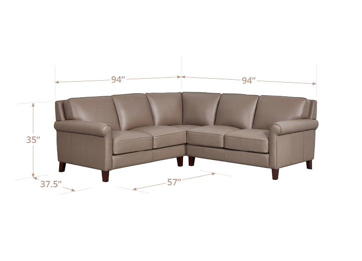 Laguna Leather Sectional Collection