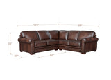 Brookfield Leather Sectional Collection