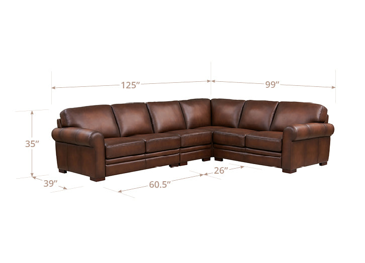 【HYDE】 Brookfield Leather Sectional Collection | Hydeline USA – Hydeline