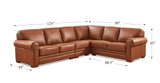 Brookfield Leather Sectional Collection