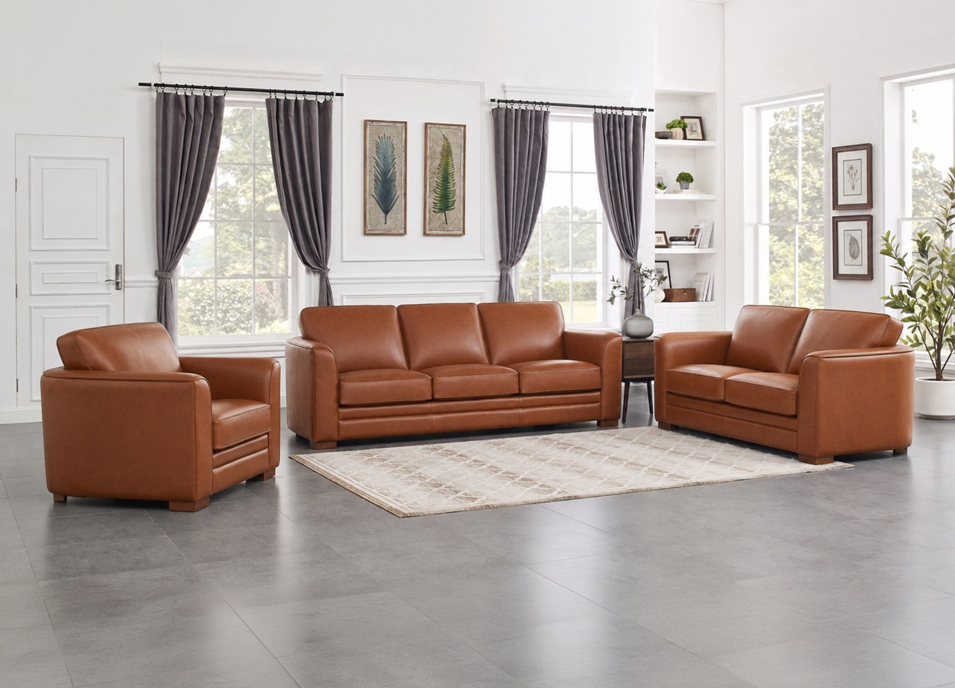 Albert Leather Sofa Collection