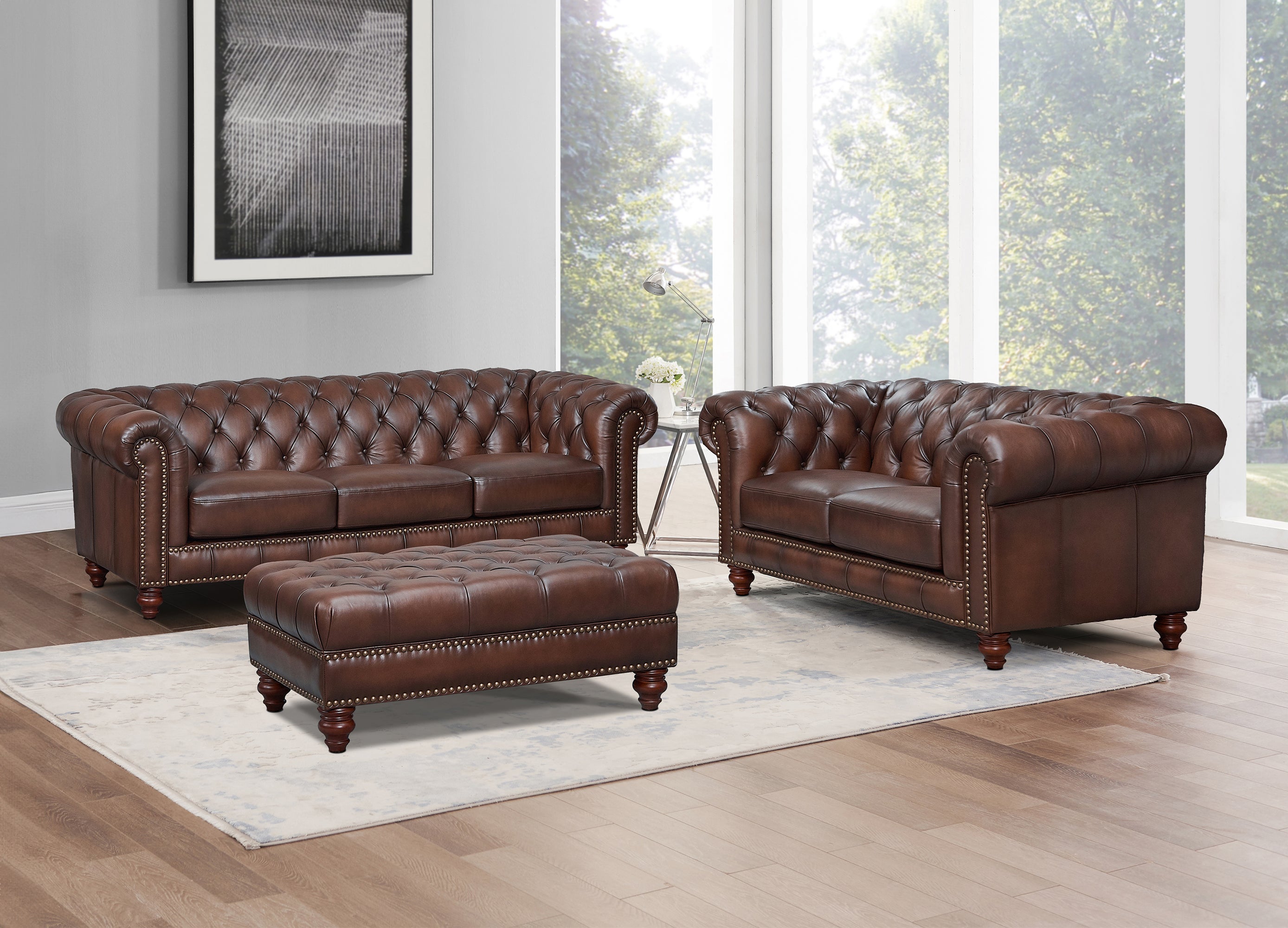Alton Bay Leather Sofa Collection