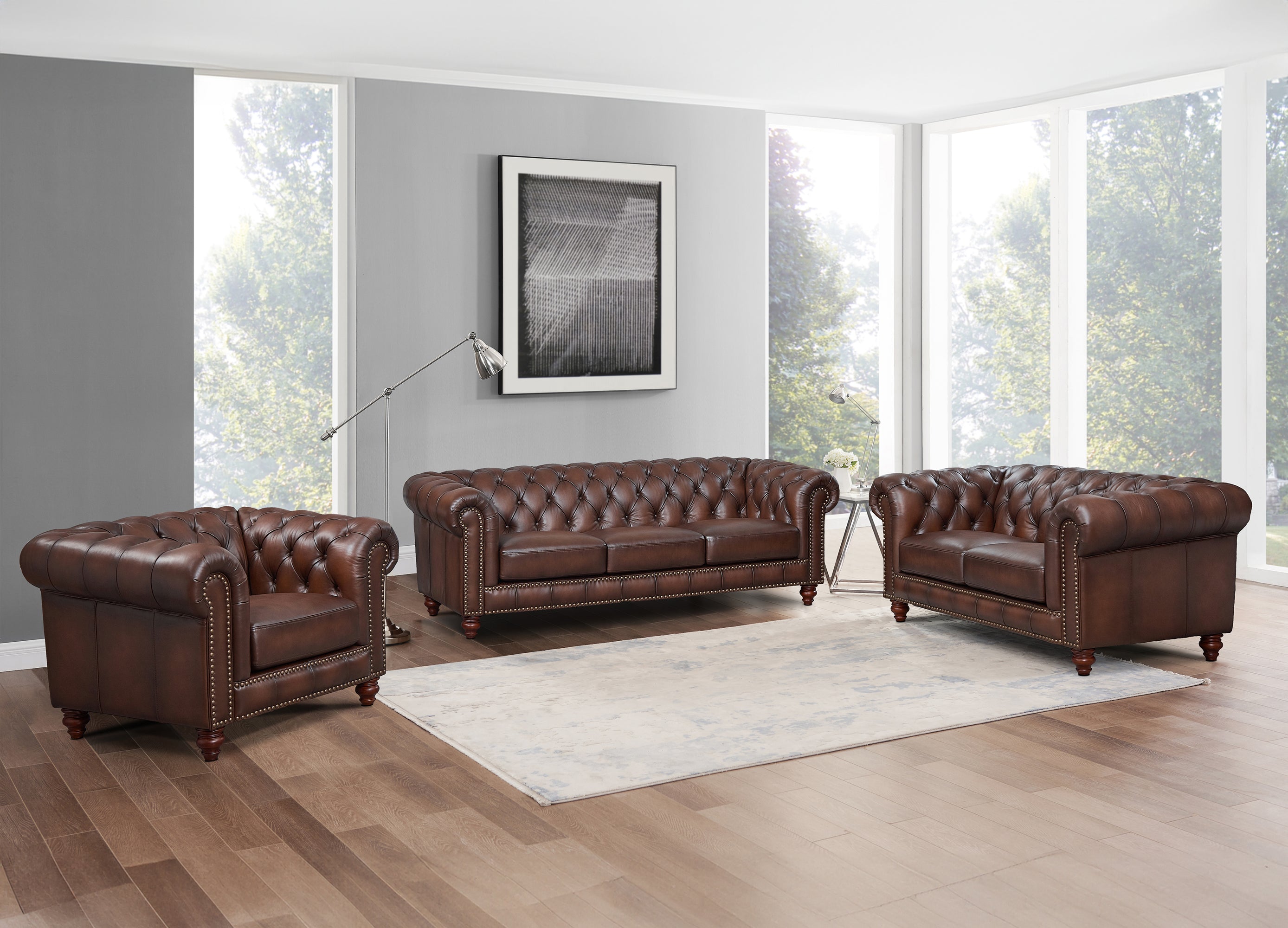 Alton Bay Leather Sofa Collection