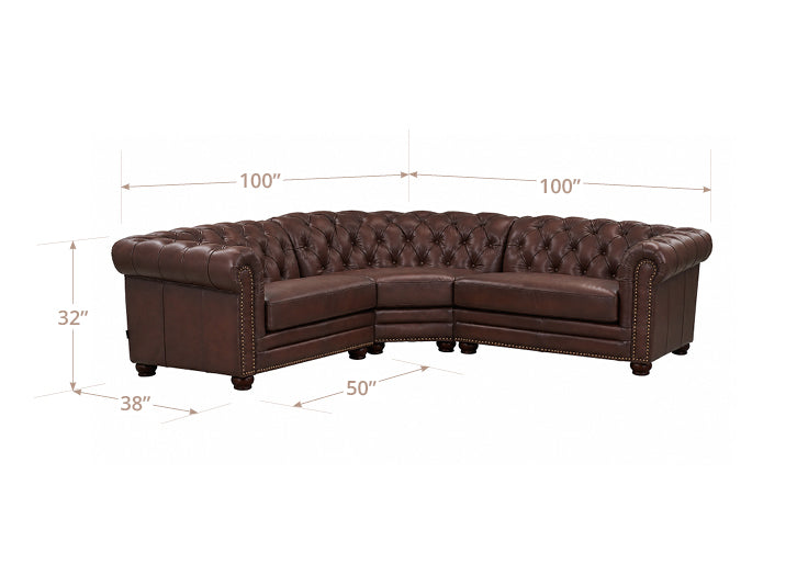 Aliso Leather Sectional Collection