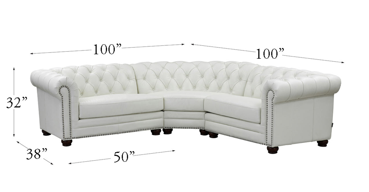 Aliso Leather Sectional Collection