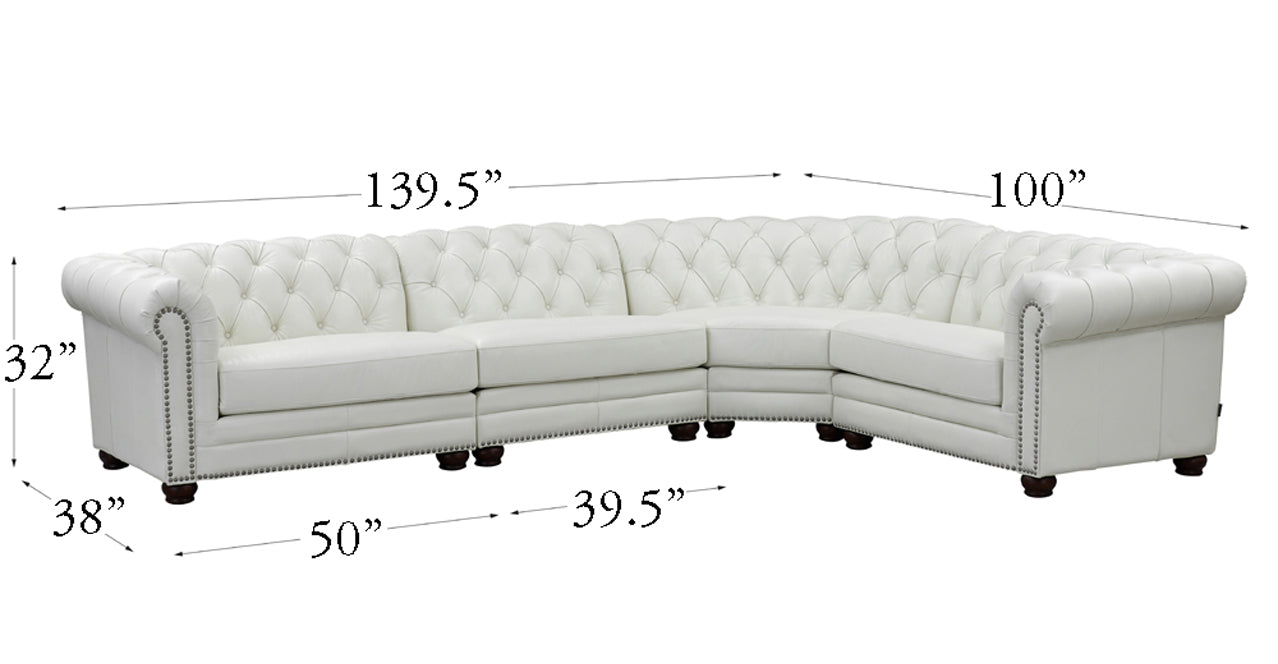 Aliso Leather Sectional Collection
