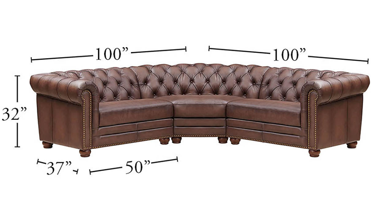 Aliso Leather Sectional Collection
