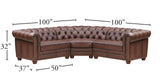 Aliso Leather Sectional Collection