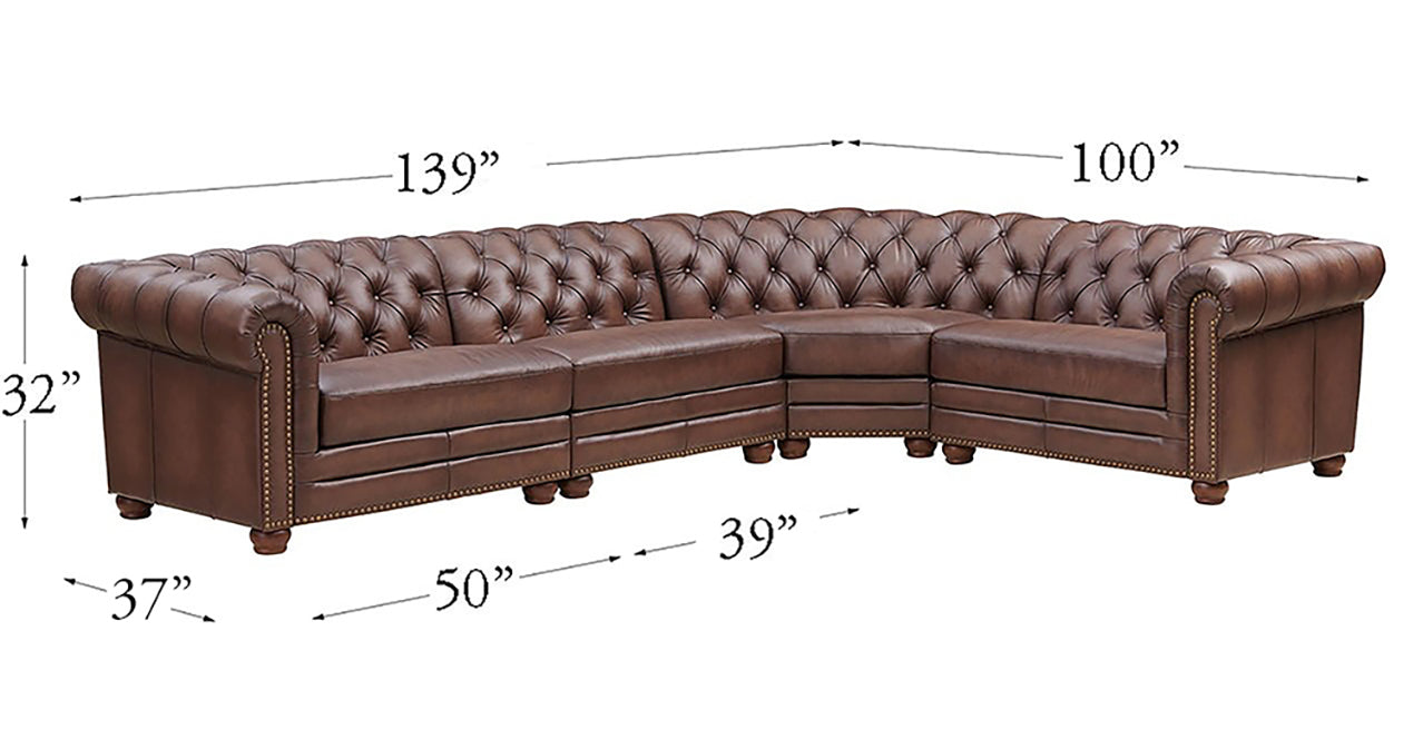 Aliso Leather Sectional Collection