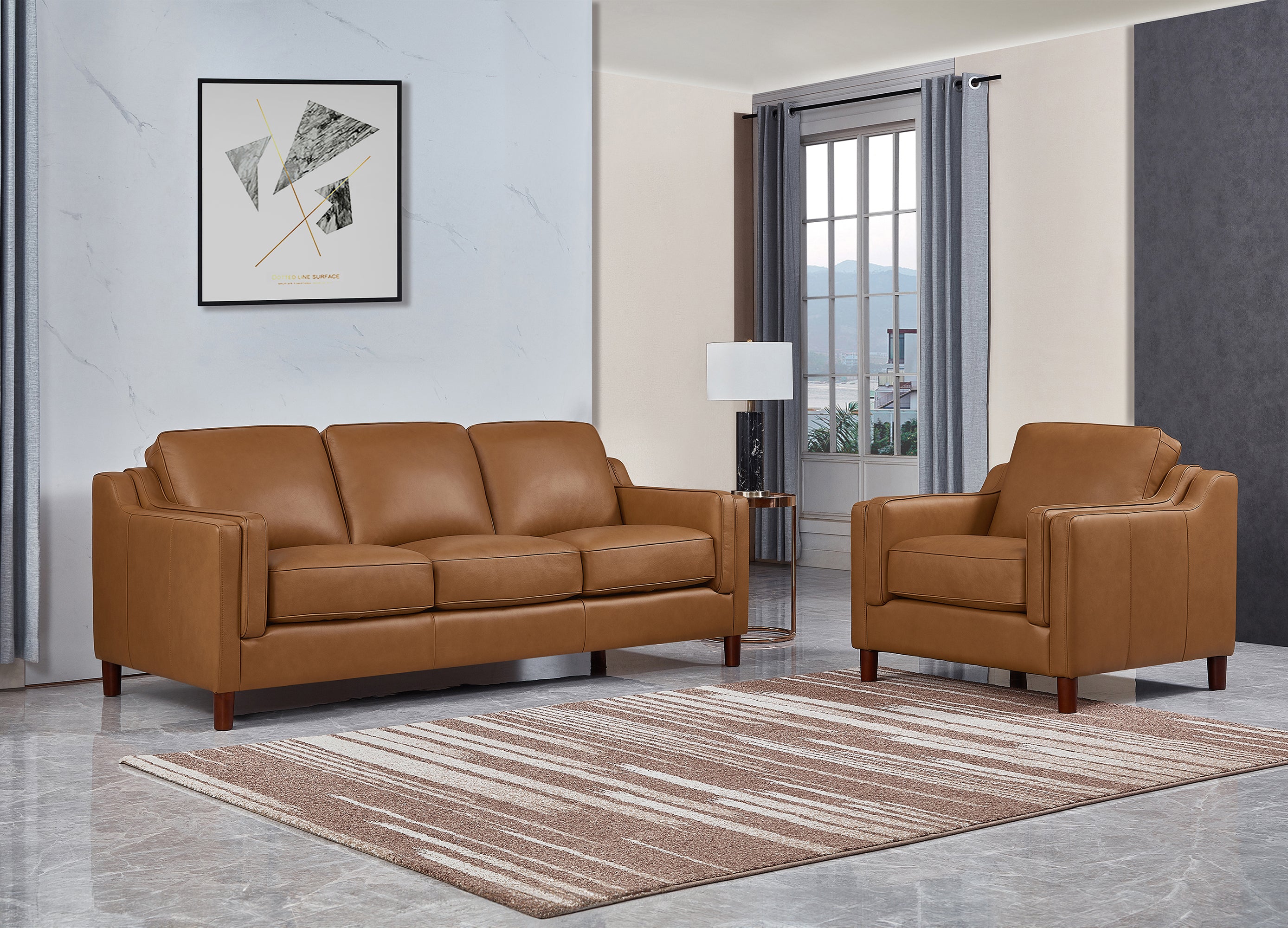Bella Leather Sofa Collection