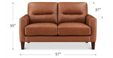 Chloe Leather Sofa Collection