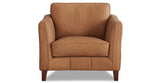 Aria Leather Sofa Collection, Saddle Brown