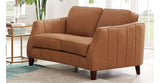 Aria Leather Sofa Collection, Saddle Brown