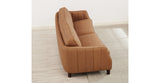 Aria Leather Sofa Collection, Saddle Brown