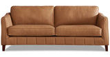 Aria Leather Sofa Collection, Saddle Brown