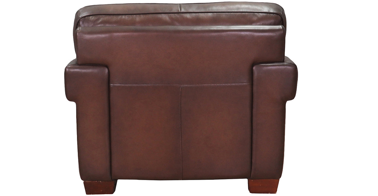 Capri Leather Sofa Collection, Caramel Brown