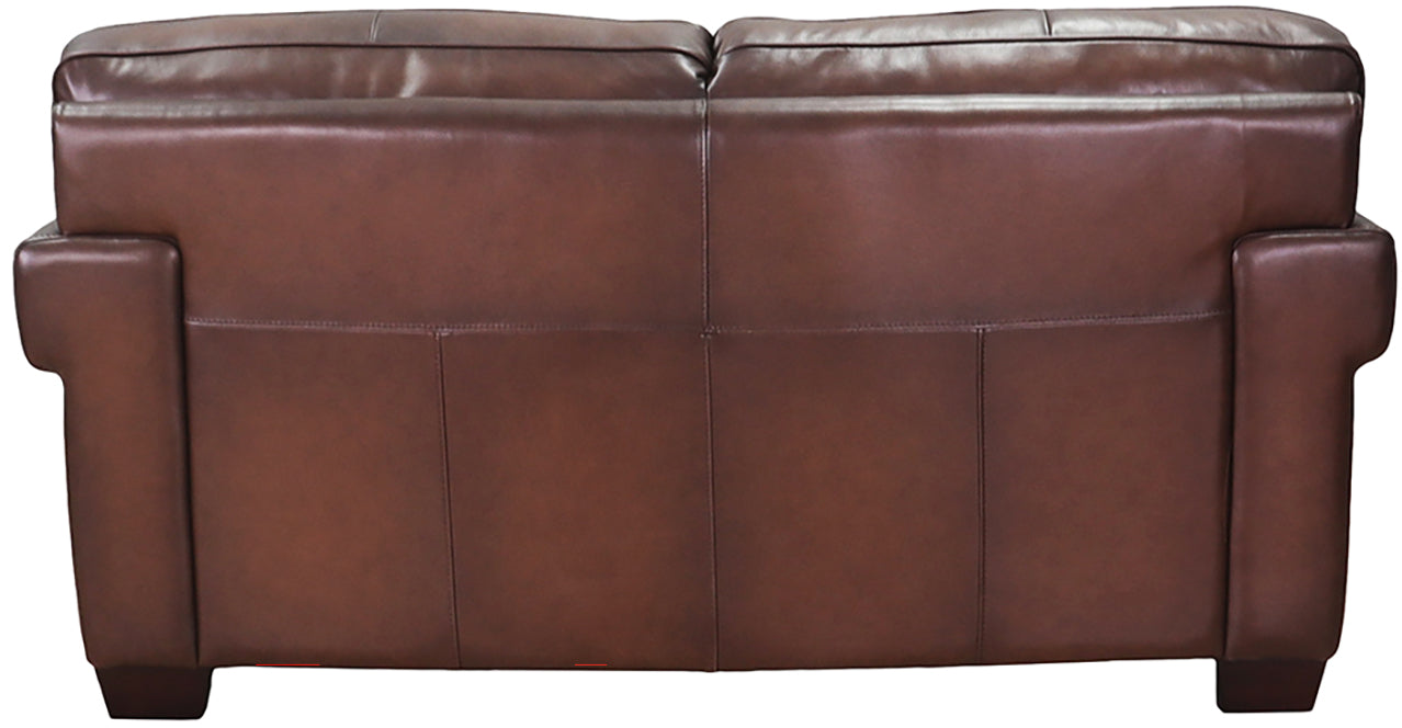 Capri Leather Sofa Collection, Caramel Brown
