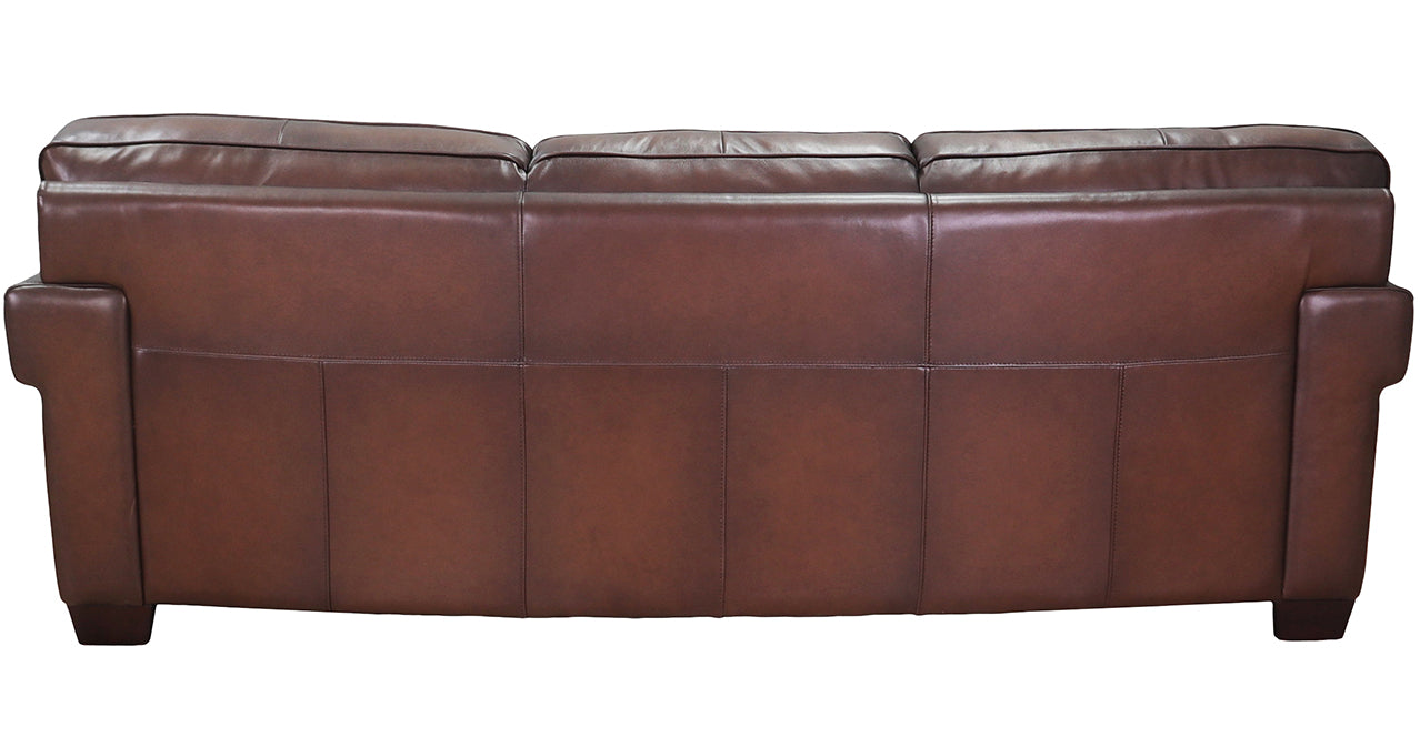 Capri Leather Sofa Collection, Caramel Brown