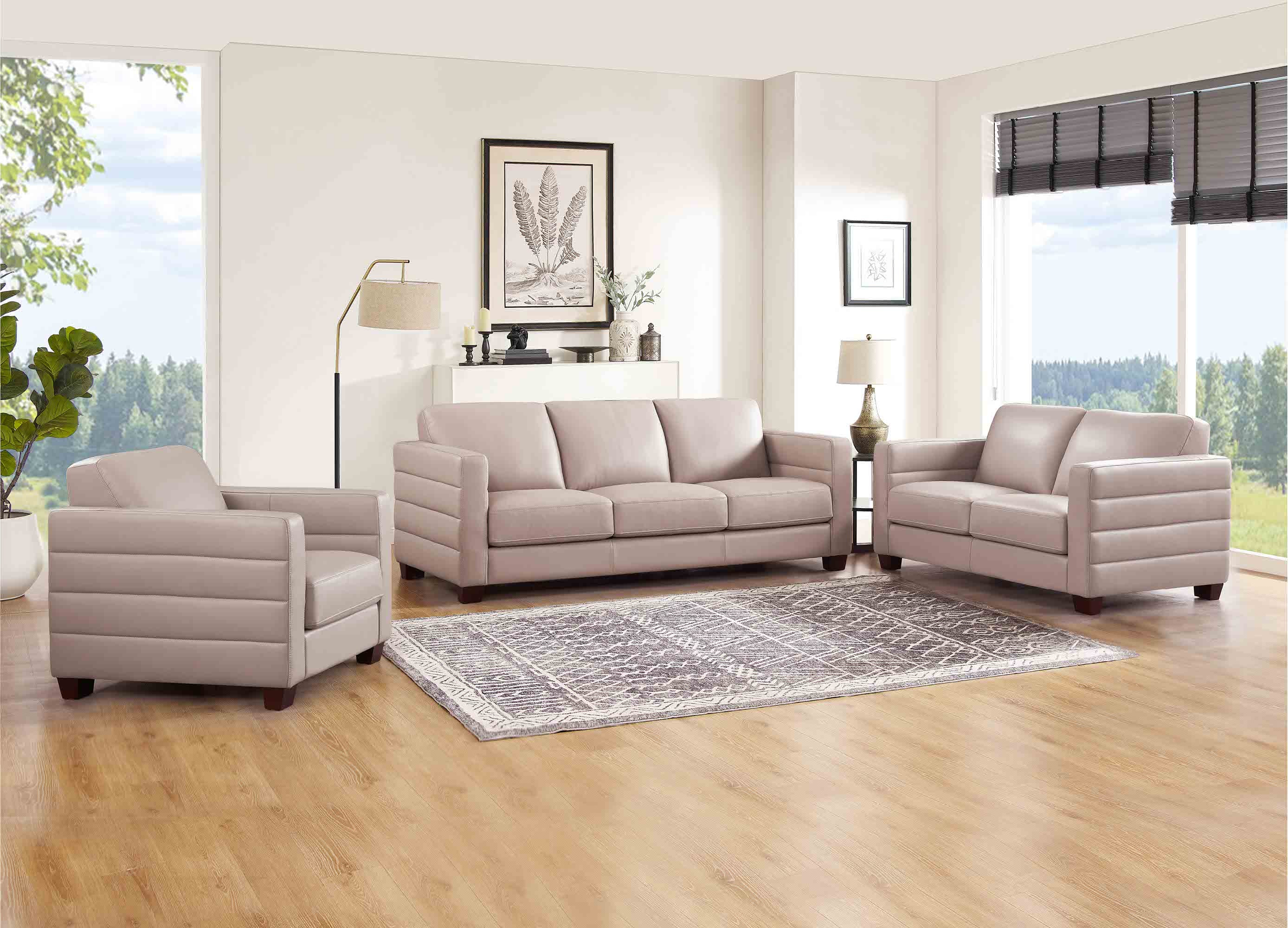 Ventura Top Grain Leather Sofa Collection