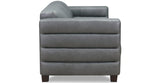 Ventura Top Grain Leather Sofa, Pewter