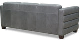 Ventura Top Grain Leather Sofa, Pewter