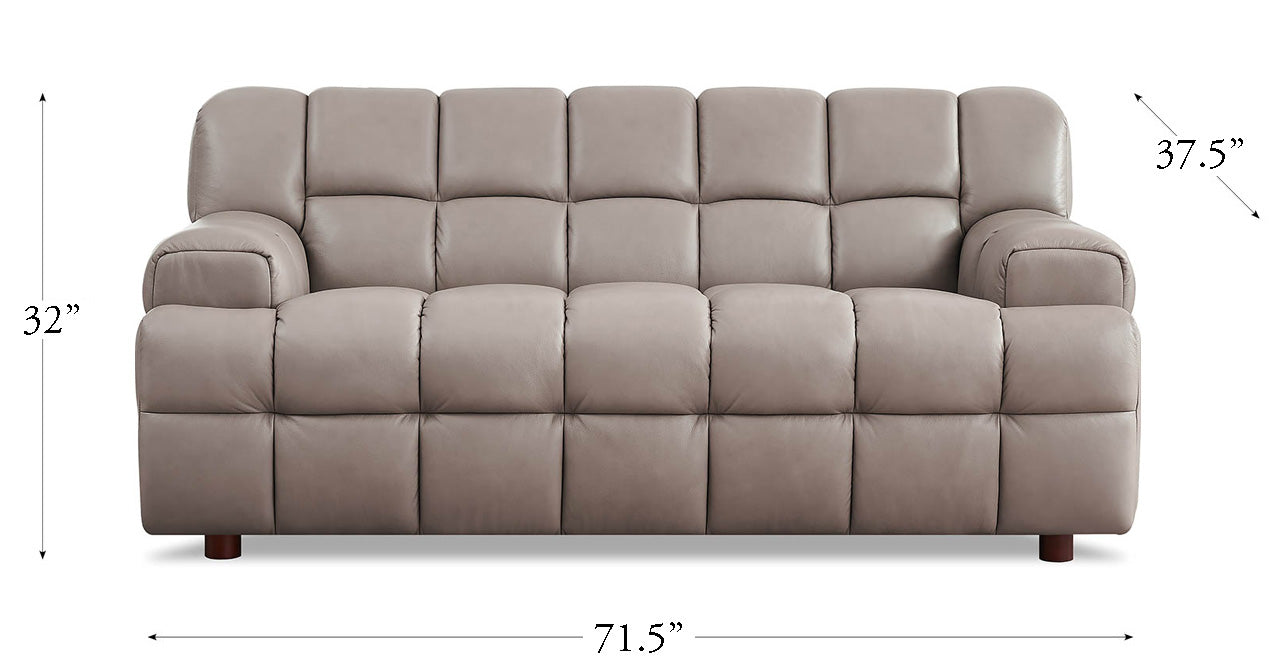 Rubix Leather Sofa Collection