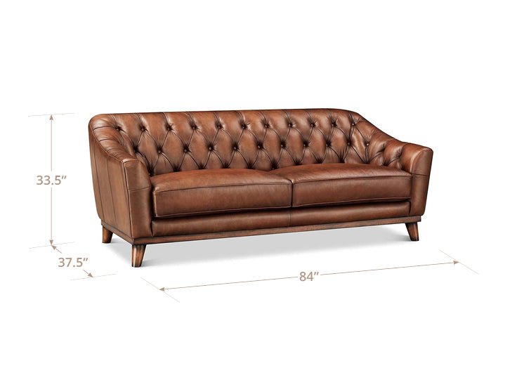 Lowell Leather Sofa Collection | Hydeline USA – Hydeline Furniture