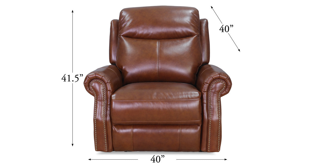 Royce Power Headrest Zero Gravity Recliner, Cocoa