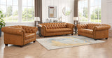 York Waxy Pull-up Leather Sofa Collection