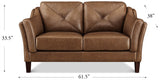 Mavery Leather Sofa Collection