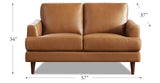 Cassia Leather Sofa Collection