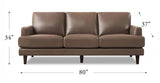 Cassia Leather Sofa Collection