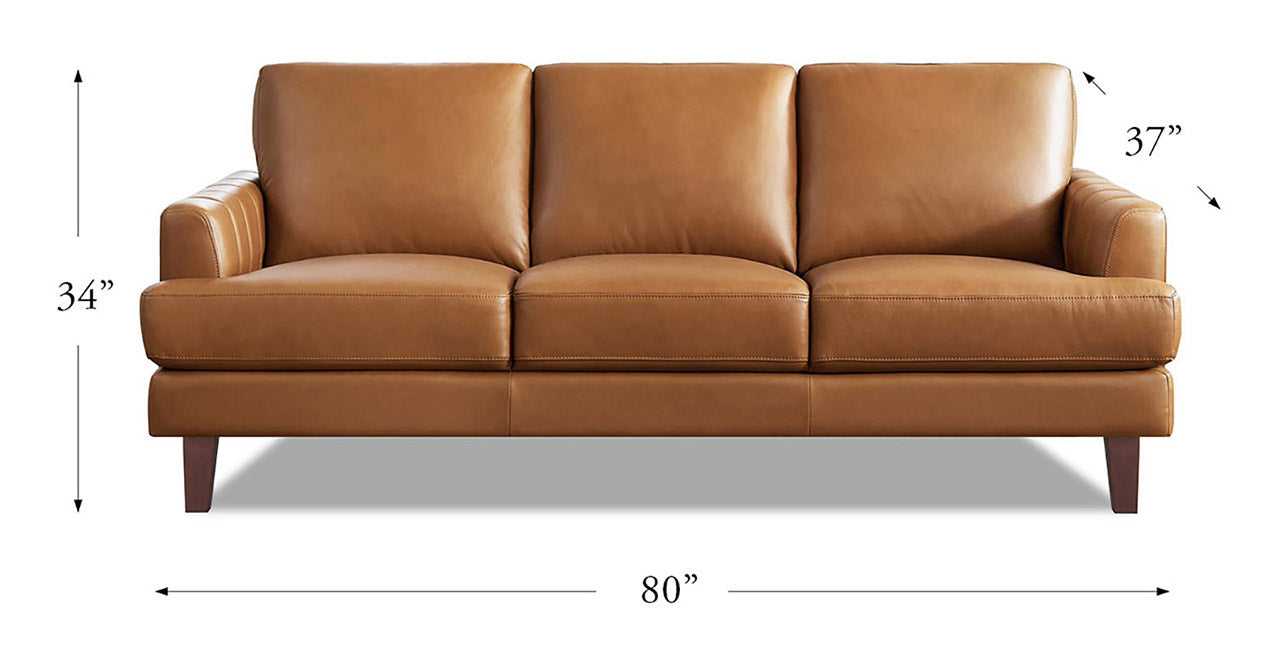 Cassia Leather Sofa Collection