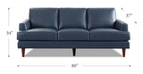 Cassia Leather Sofa Collection