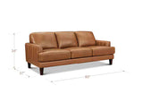 Cassia Leather Sofa Collection