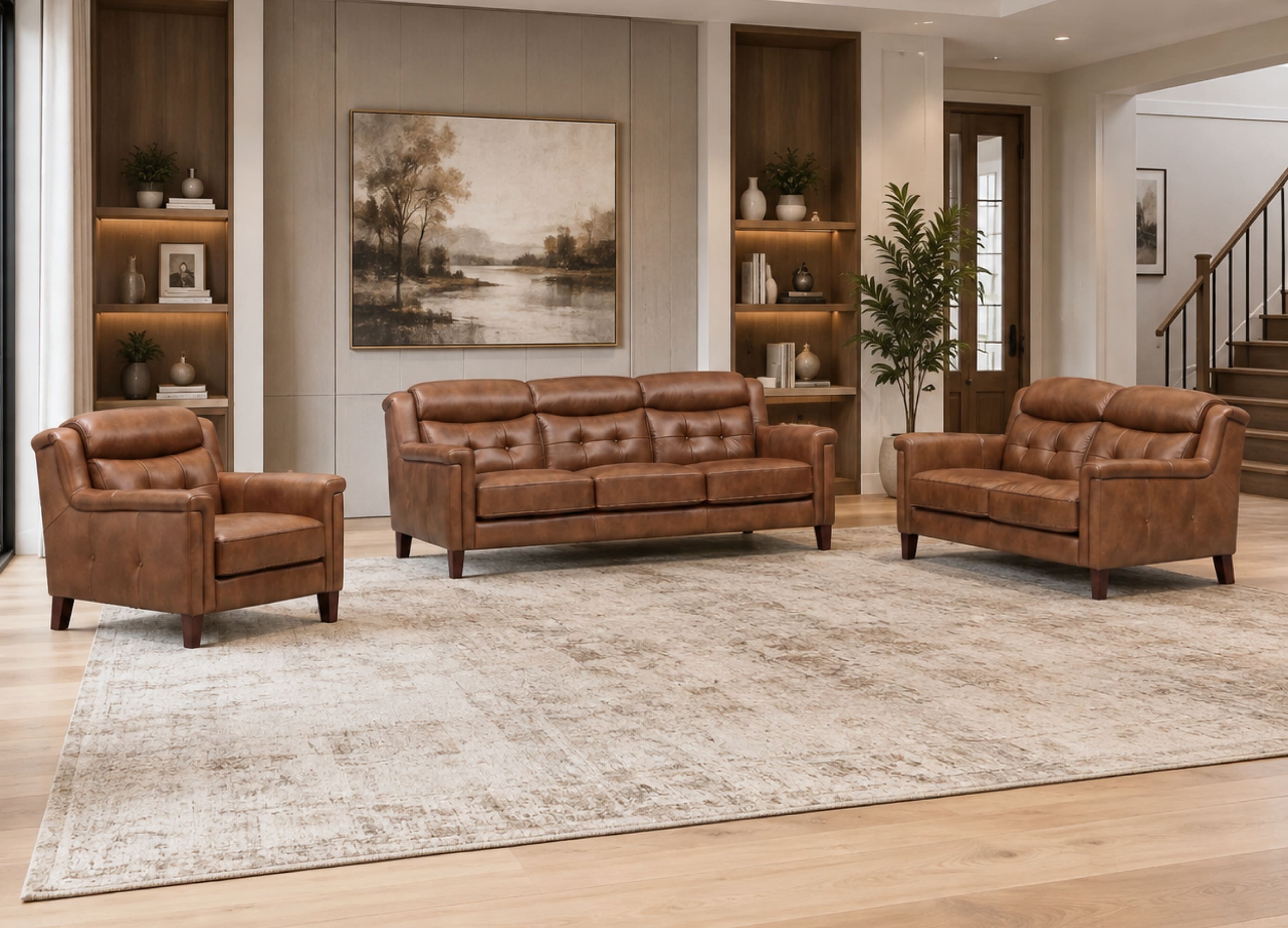 Retro Leather Sofa Collection