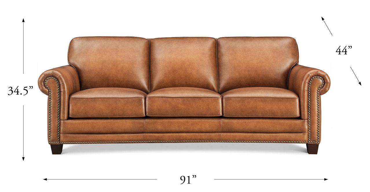 Cimmaron Leather Sofa Collection | Hydeline USA – Hydeline Furniture