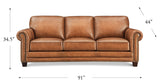 Cameron Leather Sofa Collection