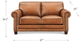 Cameron Leather Sofa Collection