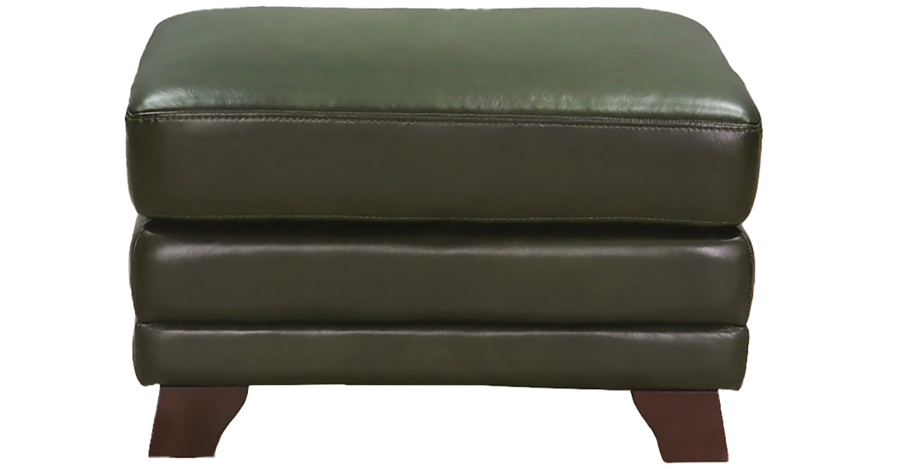 Fremont Leather Sofa Collection, Emerald Green